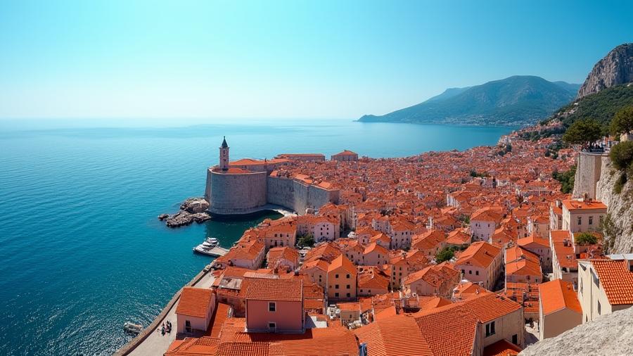 Real-life view of Dubrovnik, Croatia, the filming location for King's Landing
