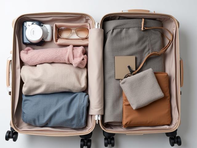 Lightweight luggage and travel accessories for smart packing